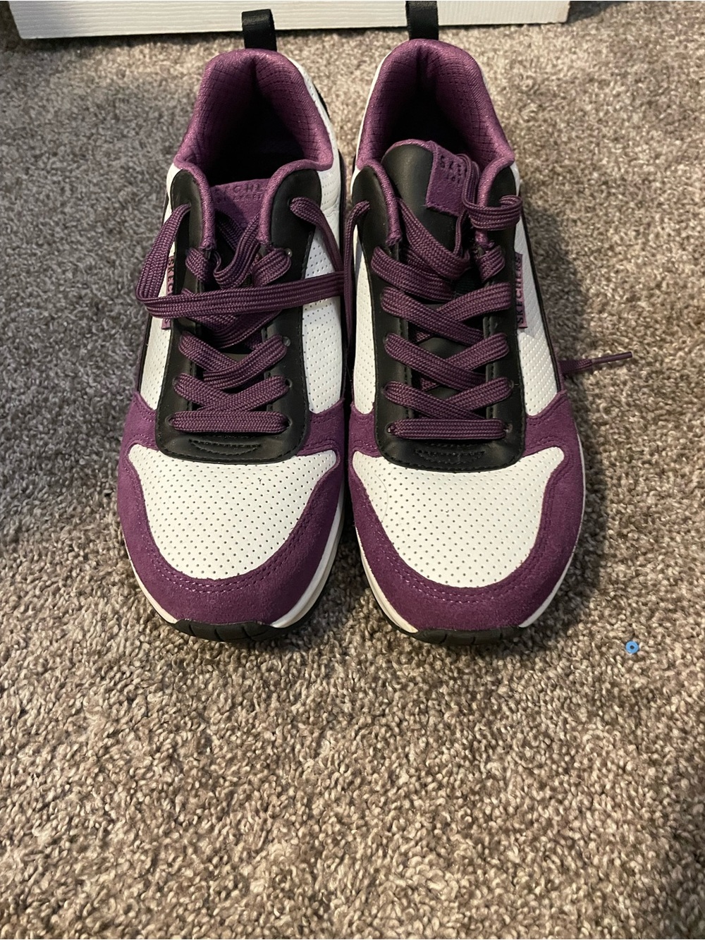 Skechers Purple White Black Women's Running Sneakers